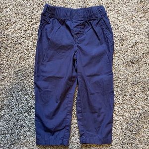 Carters slip on blue slacks NWOT size 3T